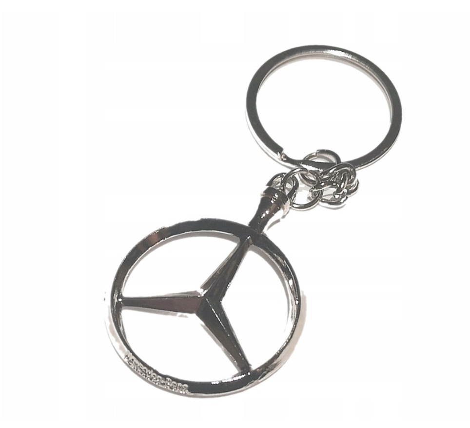 

Brelok Do Kluczy Breloczek Chromowany Mercedes