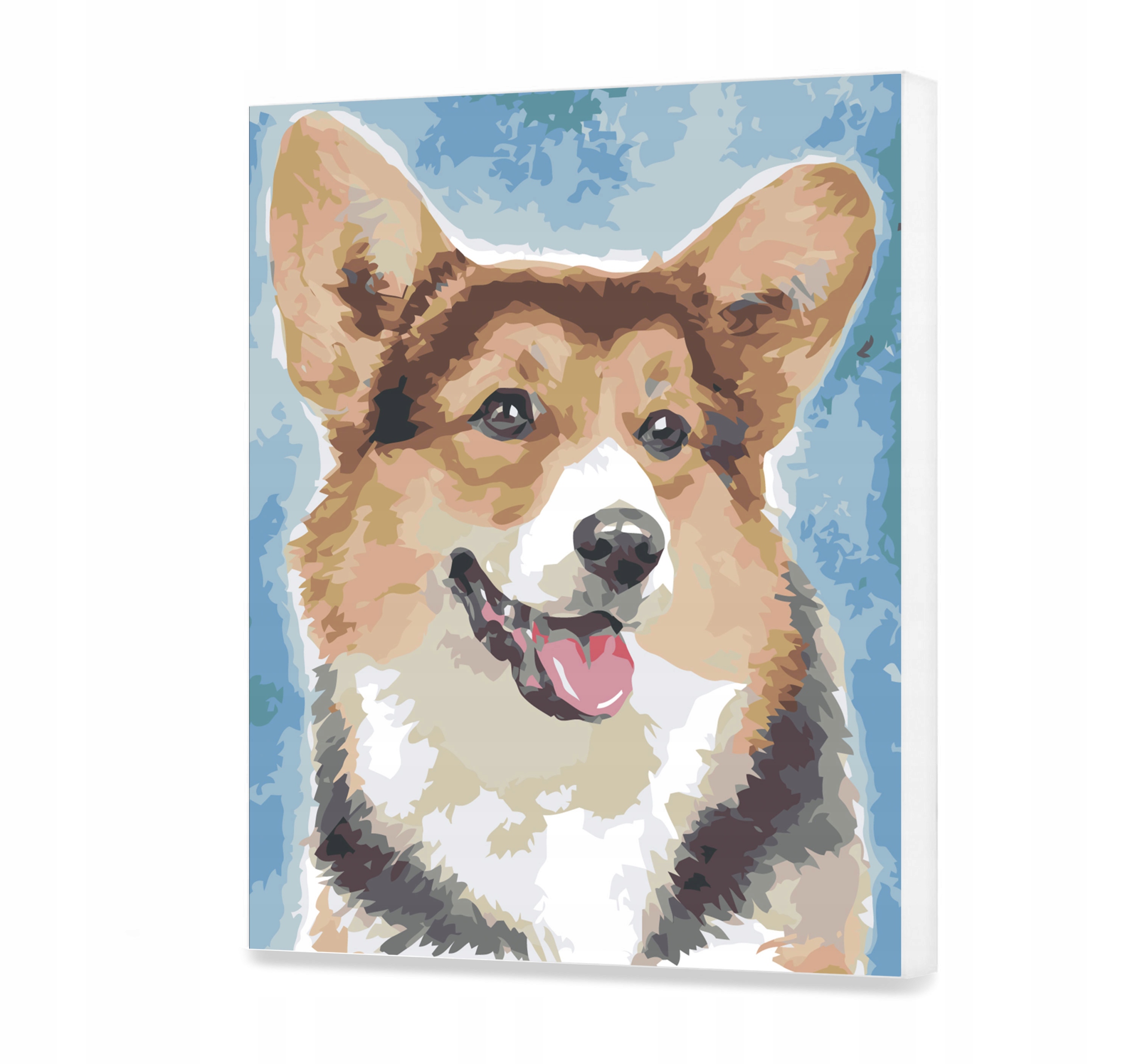 Vaše-Hobby Malování Krásný corgi 80x100 Na Rámu