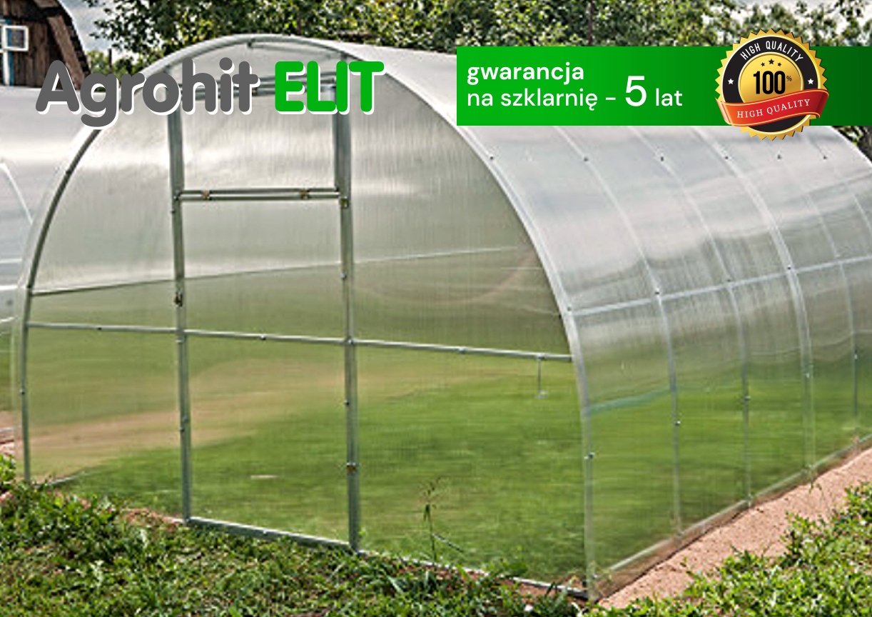 Szklarnia Agrohit ELIT 3x12 poliwęglan 4mm tunel Producent Agrohit
