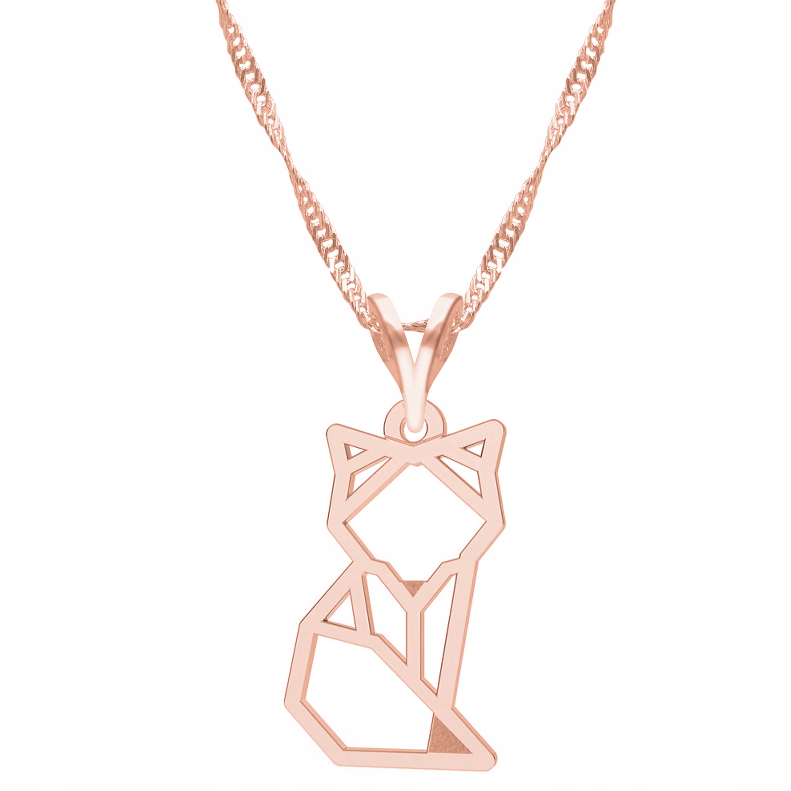 Řetízek zlatý náhrdelník 925 Kočka Kotě Zvíře