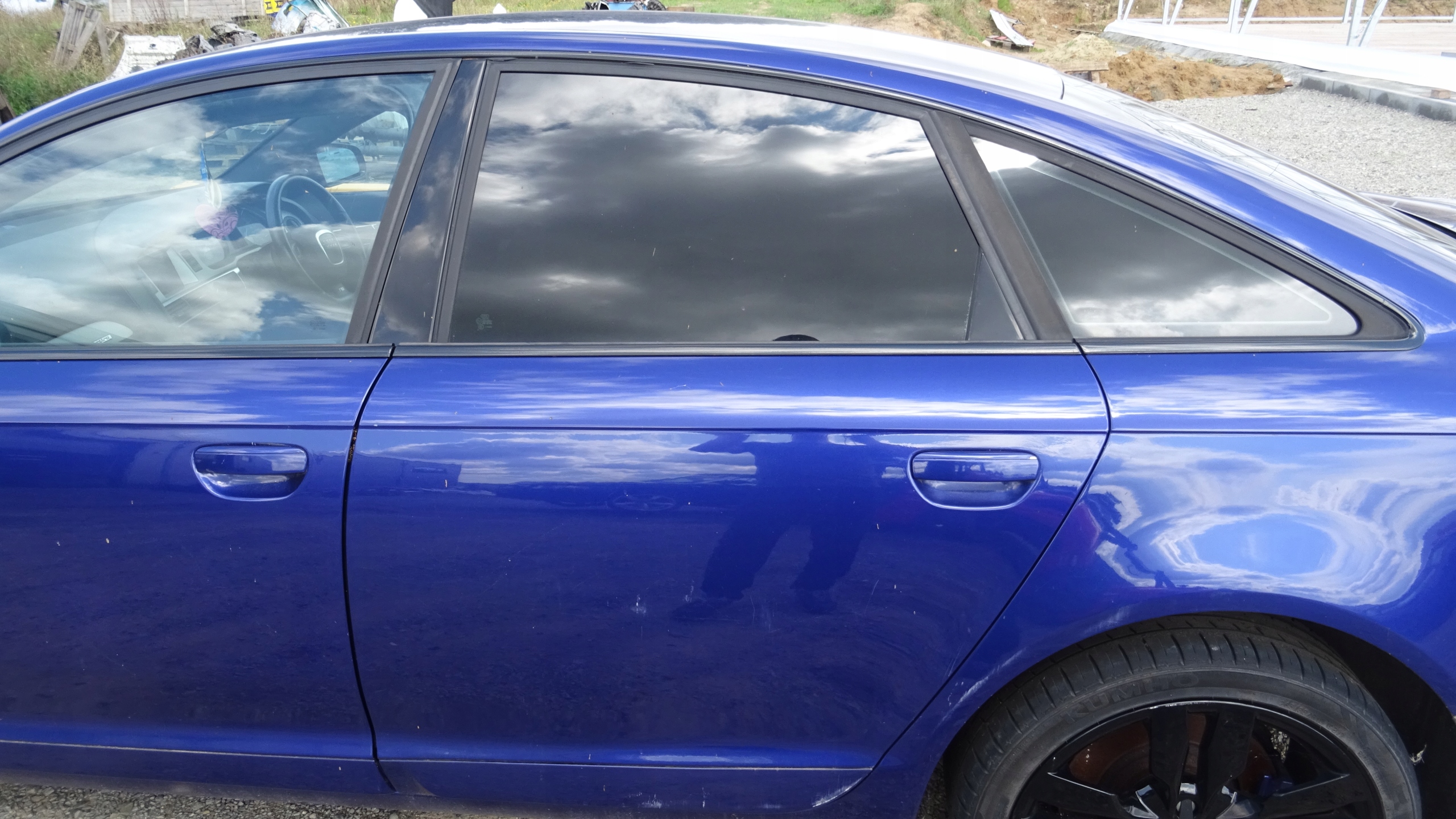 Tür links heck AUDI A6 C6 LZ5F 4F0833051G