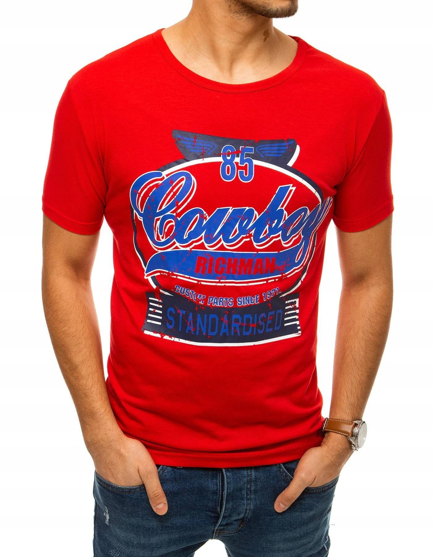 

Męska Koszulka T-shirt Z Nadrukiem rx4348 - XL