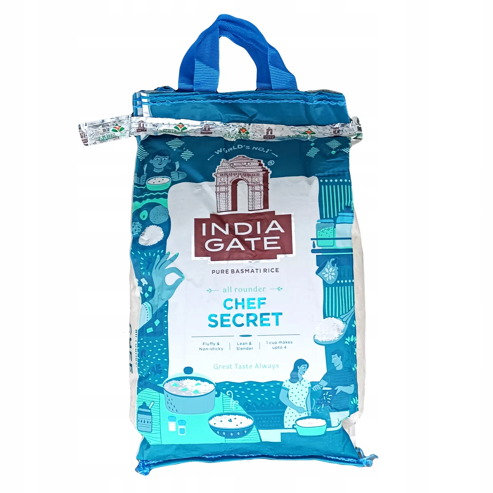 Levně Rýže Pure Basmati Chef Secret India Gate 5 kg