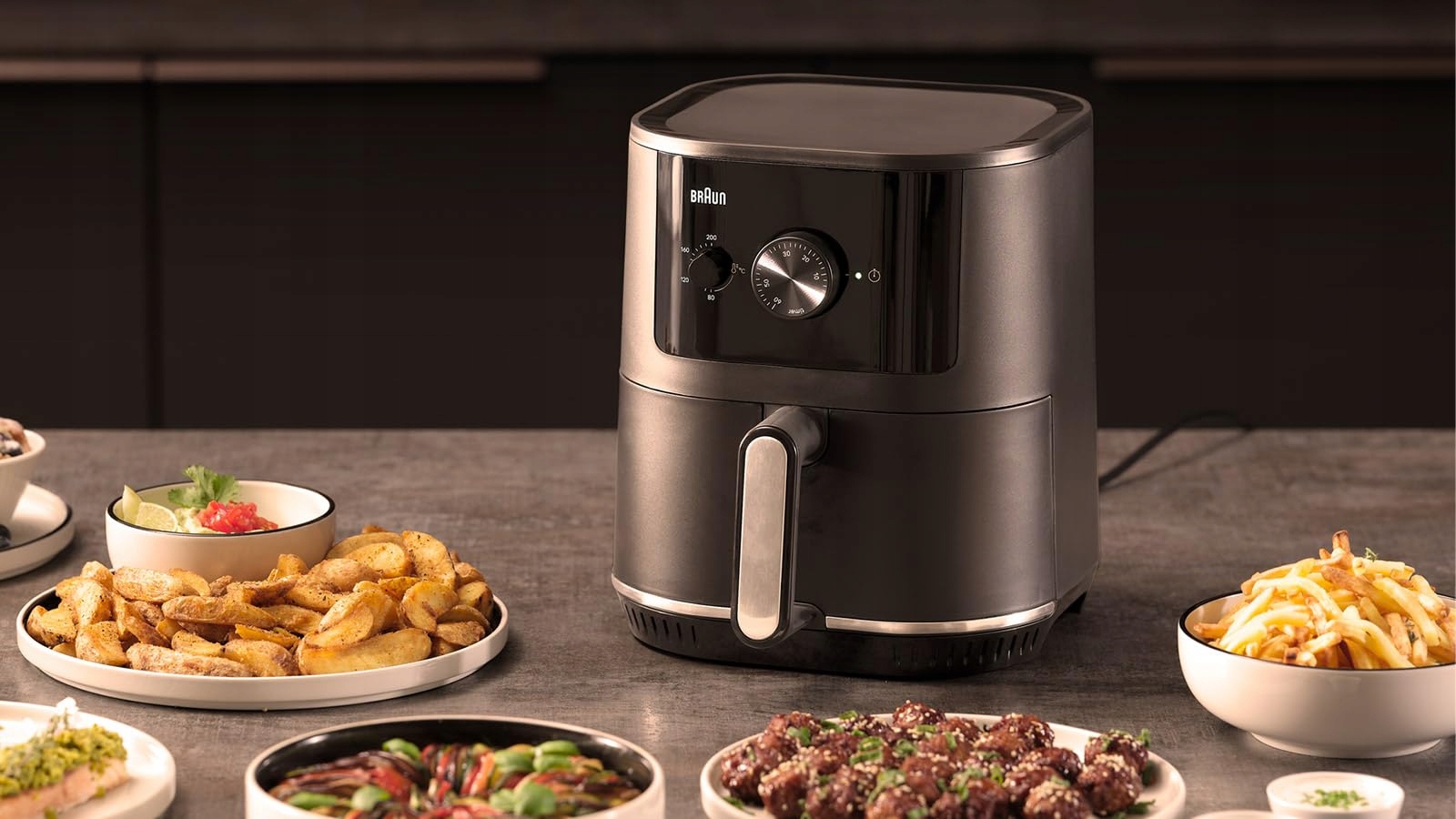 BRAUN HF3000 Frytkownica Beztłuszczowa Manualna Gorące Powietrze — miniatura 6