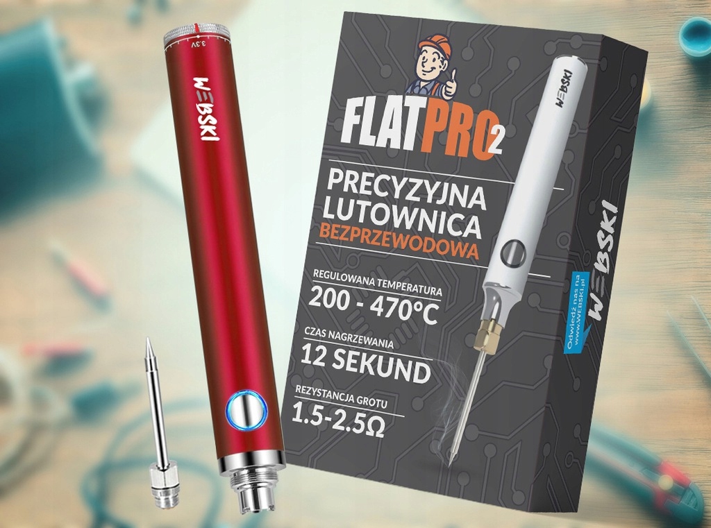 PRZENOŚNY ZESTAW PRECYZYJNA LUTOWNICA POWERBANK Model SOLD01