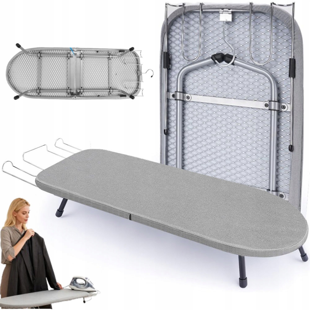 Levně Žehlicí prkno lehké, stabilní, 83x31x15 cm, Skládací, z kovové síťoviny