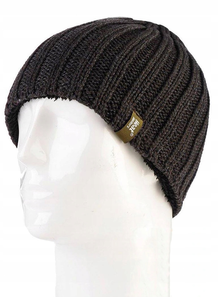 Czapka Heat Holders na Zimno Mrozy ciepła khaki