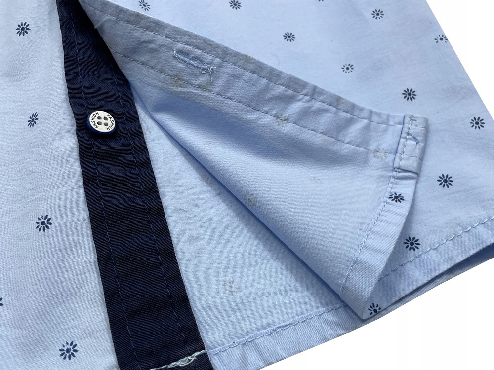 KOSZULA bawełniana ACTIV r 8 - 116 BLUE + gratis Materiał dominujący bawełna