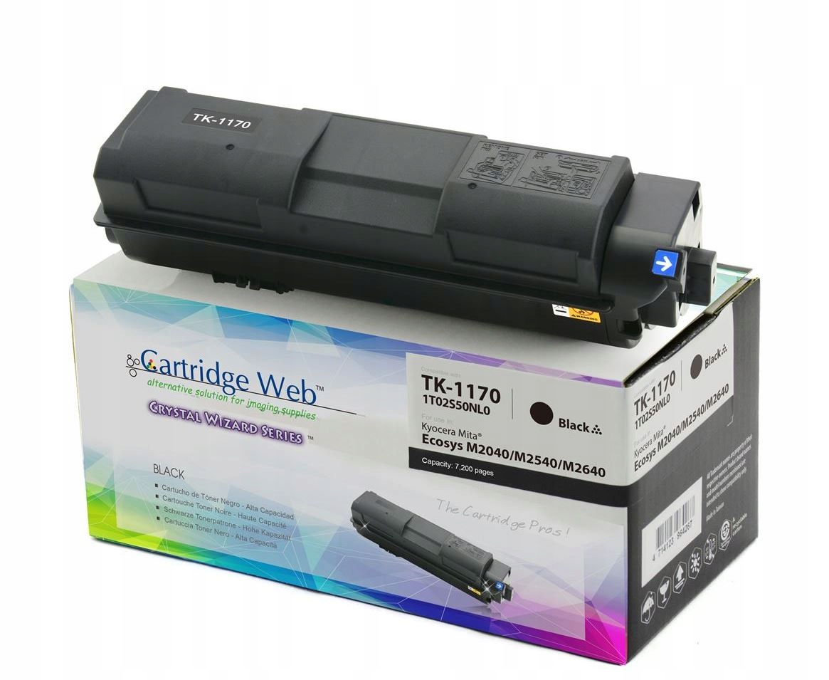 Toner Cartridge Web Černý Kyocera TK1170 náhrada TK-1170