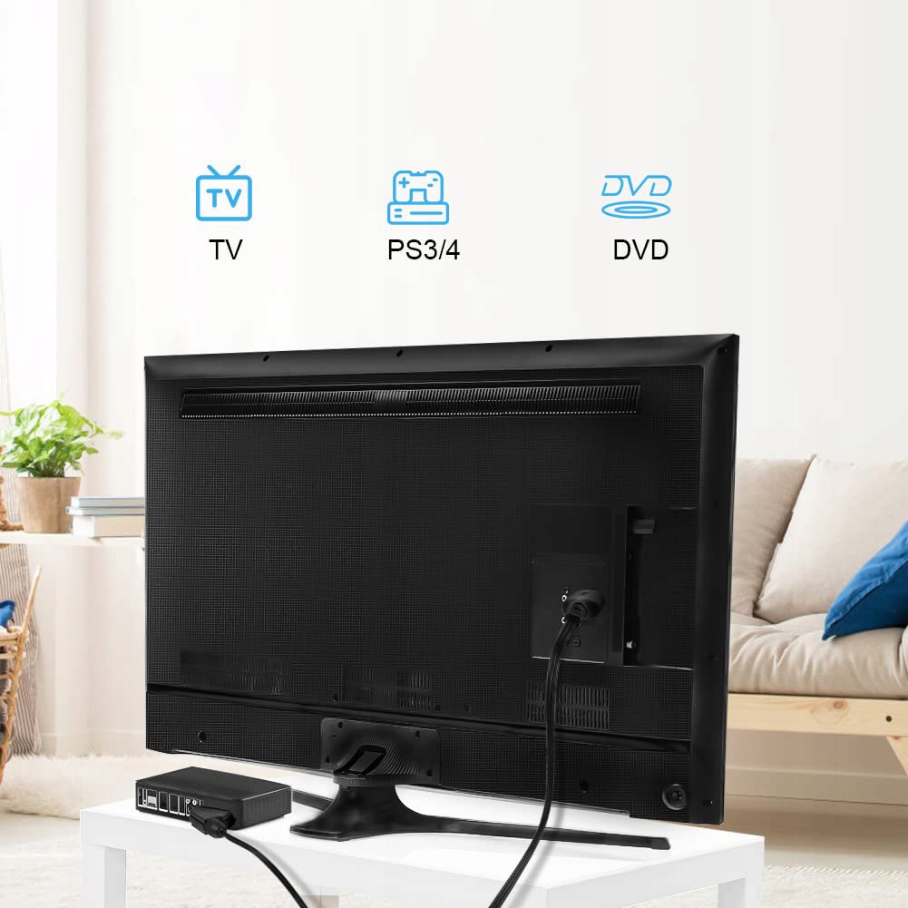 Kabel adapter konwerter z Euro Scart do HDMI Rodzaj kabel konwerter