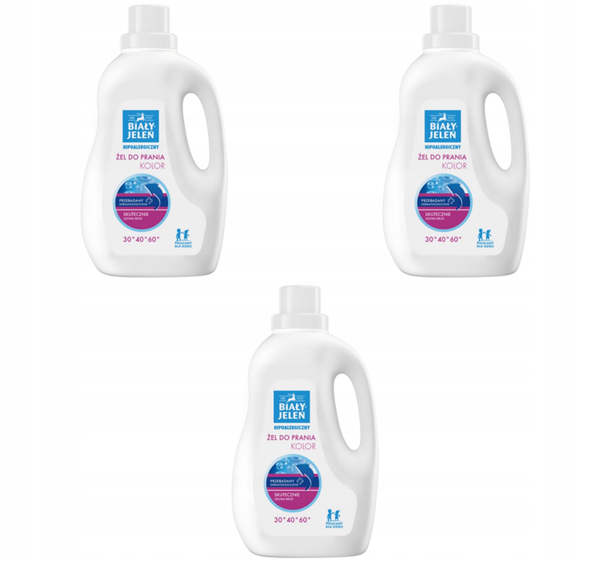 Gel na praní Biały Jeleń hypoalergenní barva 1,5 l X3