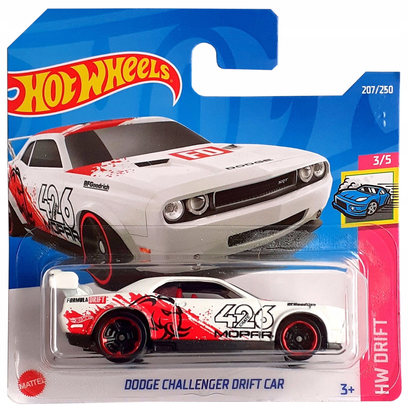 

Hot Wheels Dodge Challenger Drift Car Hw Drift 3/5