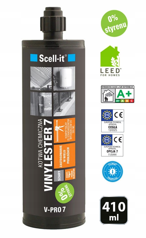 

Kotwa chemiczna winyloestrowa Scell-It V-pro 410ml