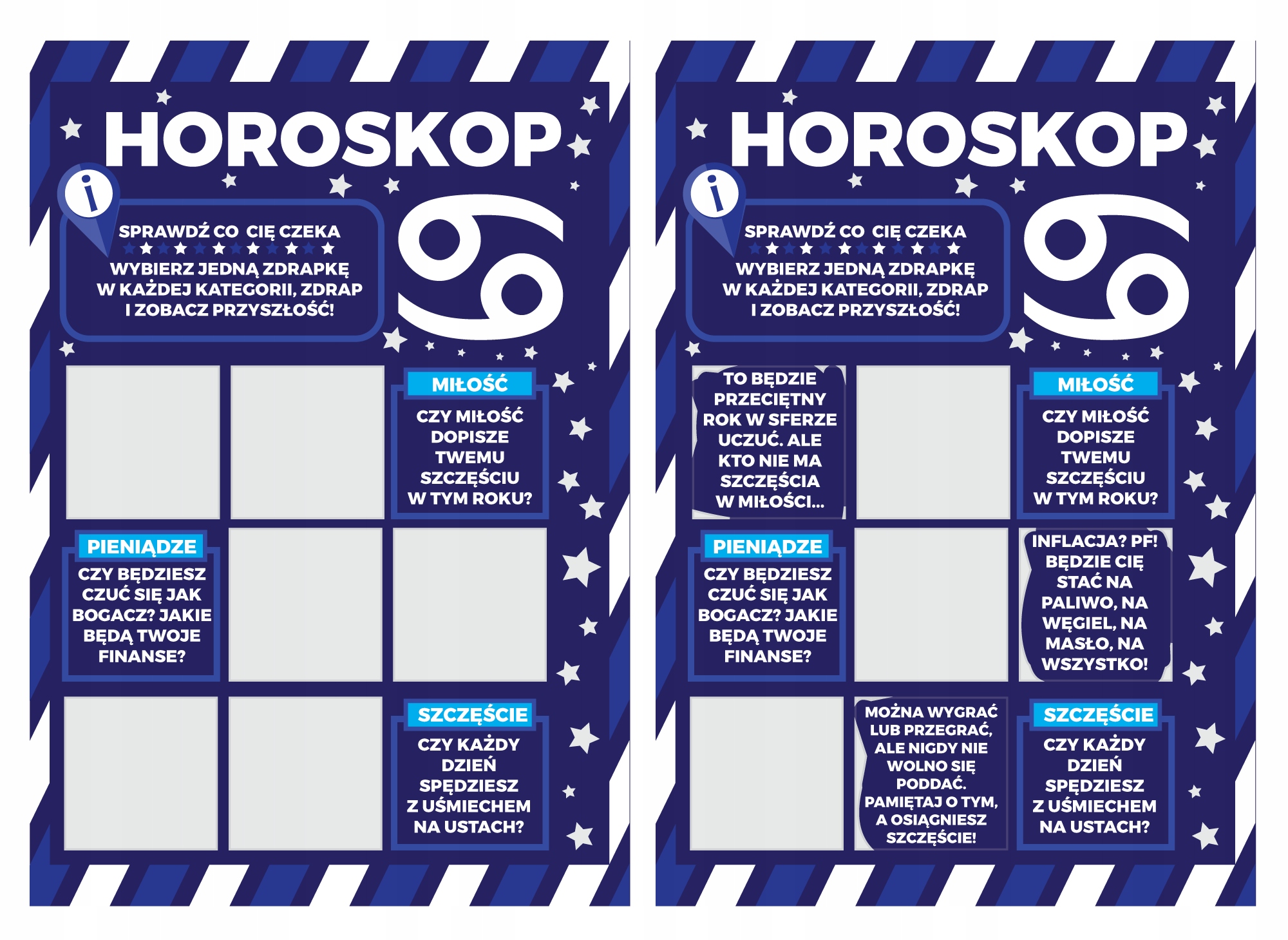 

Zdrapka Horoskop święta śmieszny bliskich