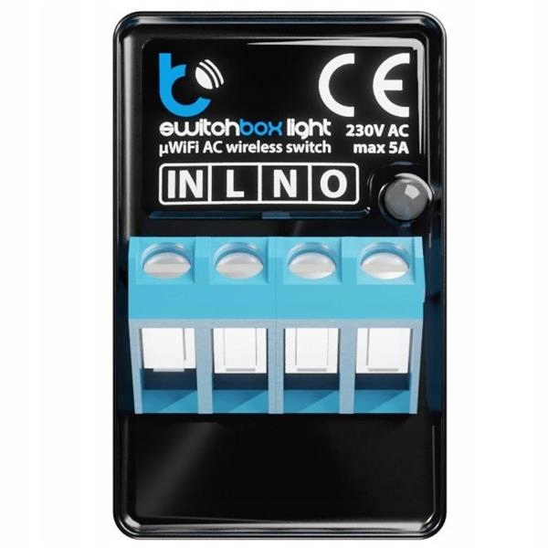 Přepínač Blebox SwitchBox Light WiFi Vypínač 230V Wi-Fi