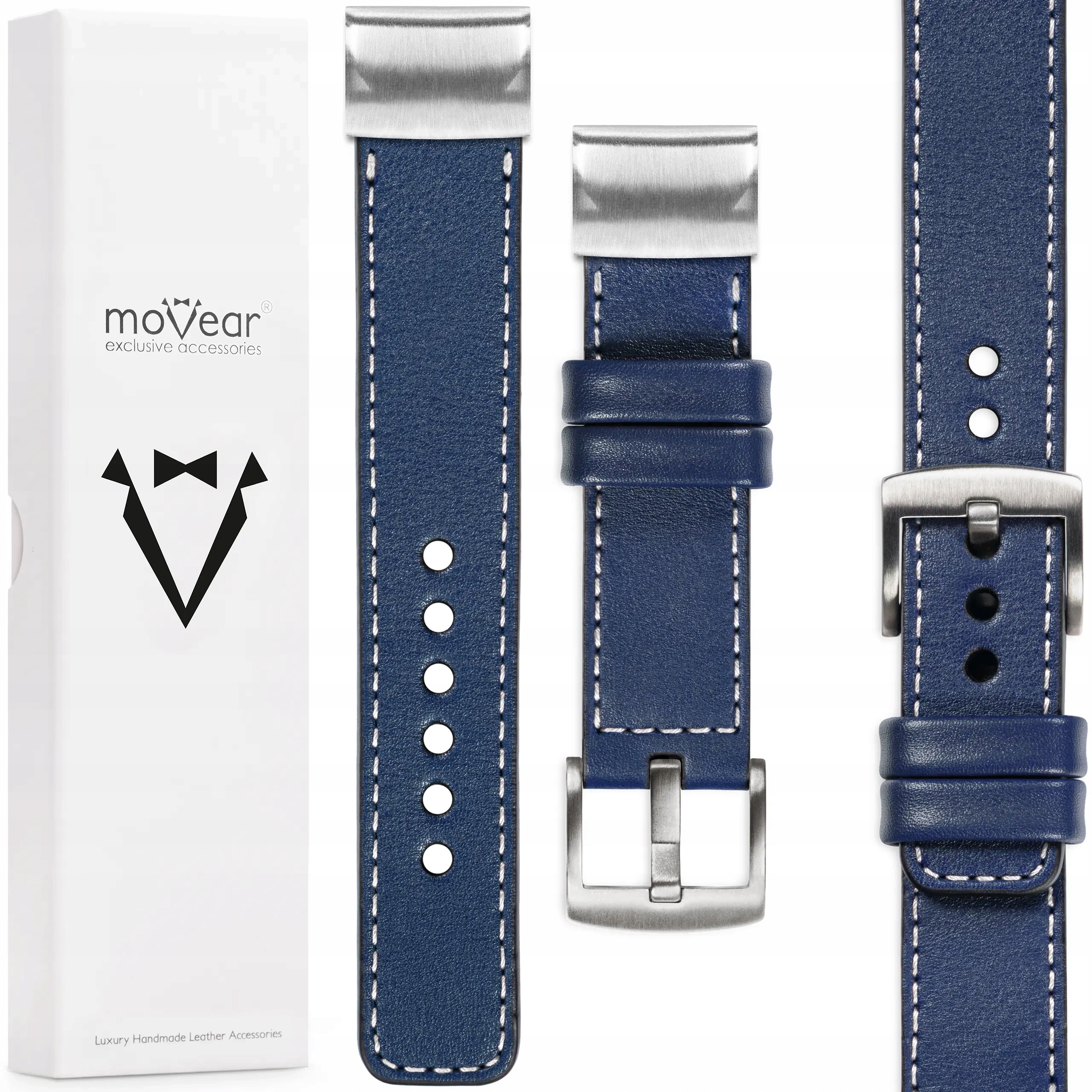 Pasek skórzany do Garmin Fenix 8X 7X 6X 5X Epix QuickFit 26