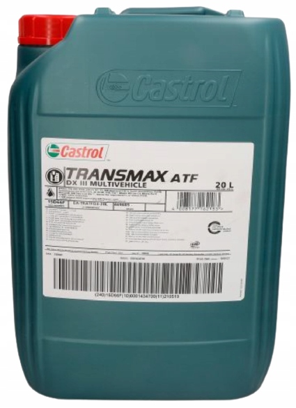 OLEJ CASTROL TRANSMAX ATF DX III MULTIVEHICLE 20L