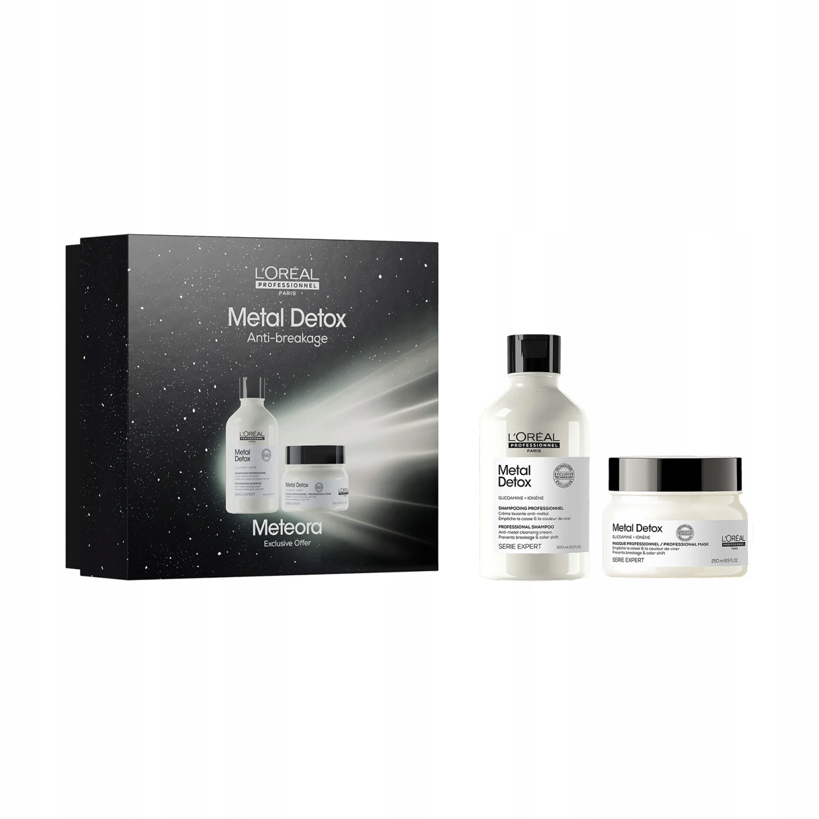 Loreal Kit Metal Detox Shampoo 300ML Máscara 250ML