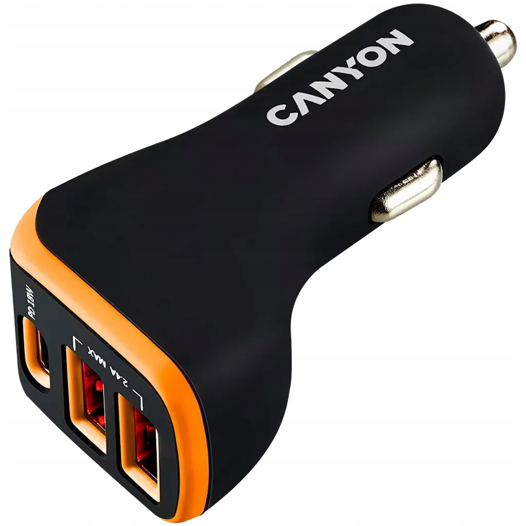 Ładowarka samochodowa 2x USB-A 1x USB-C z Power Delivery 18W i Smart IC Kod producenta CNE-CCA08BO