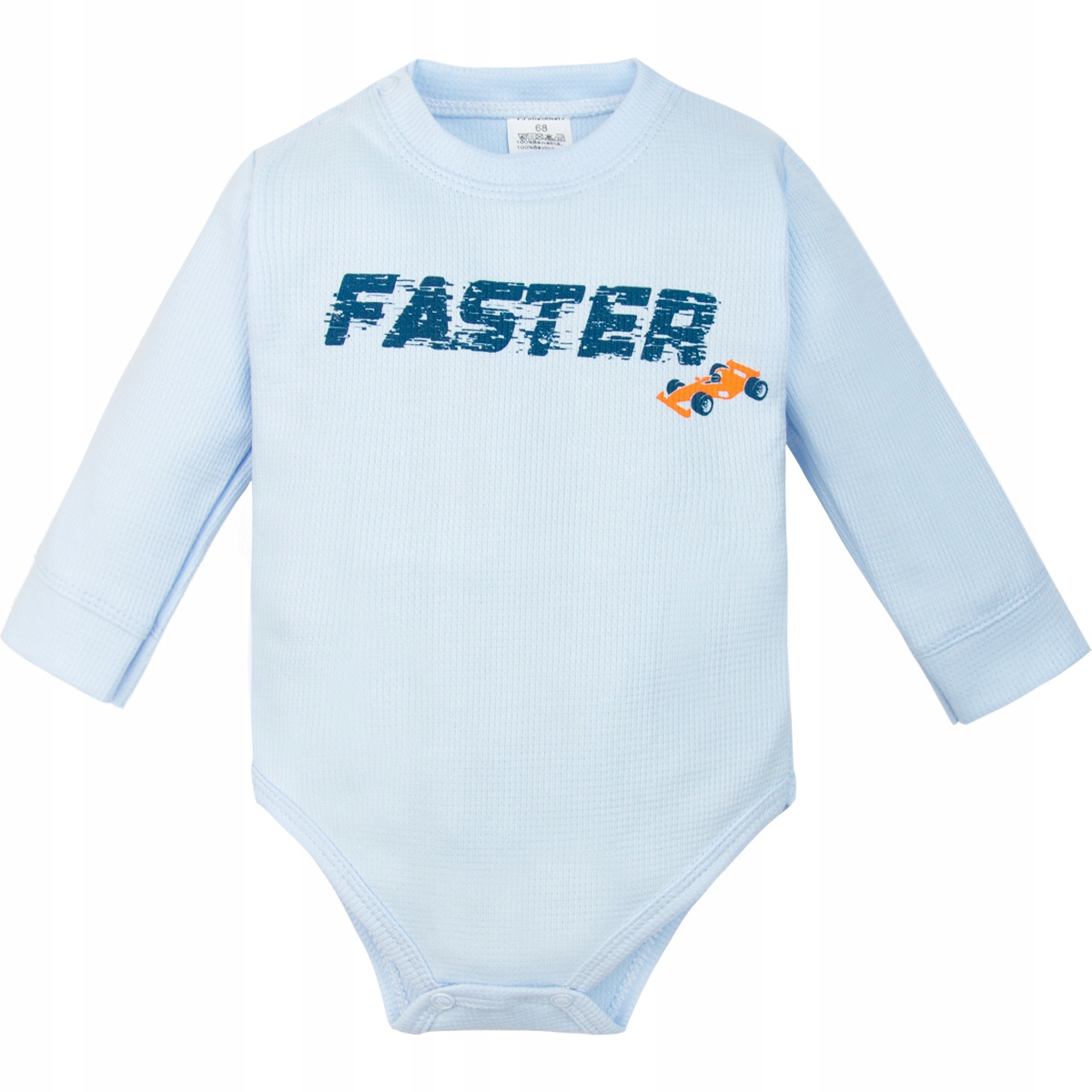 

Body z długim rękawem Wafelek z nadrukiem 74