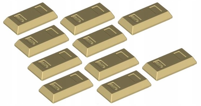 

Lego Sztabka 1x2 Beżowa/Tan (99563/6271228) x10
