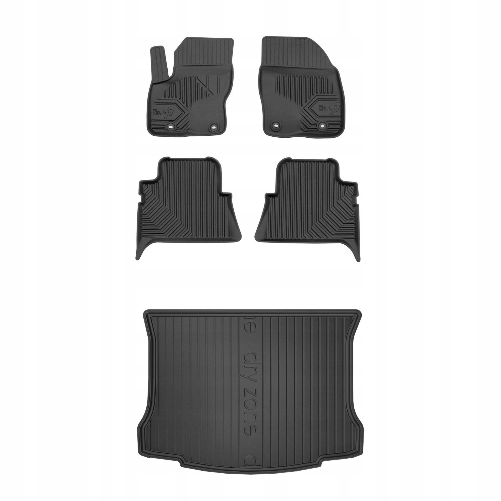 Sada gumových kobercov a rohoží pre Ford Kuga I 08-13