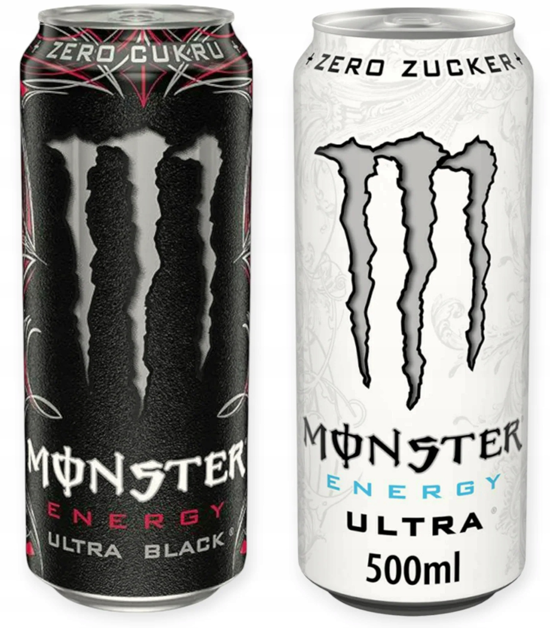 Monster Ultra Black & White Edition 12 x 500ml