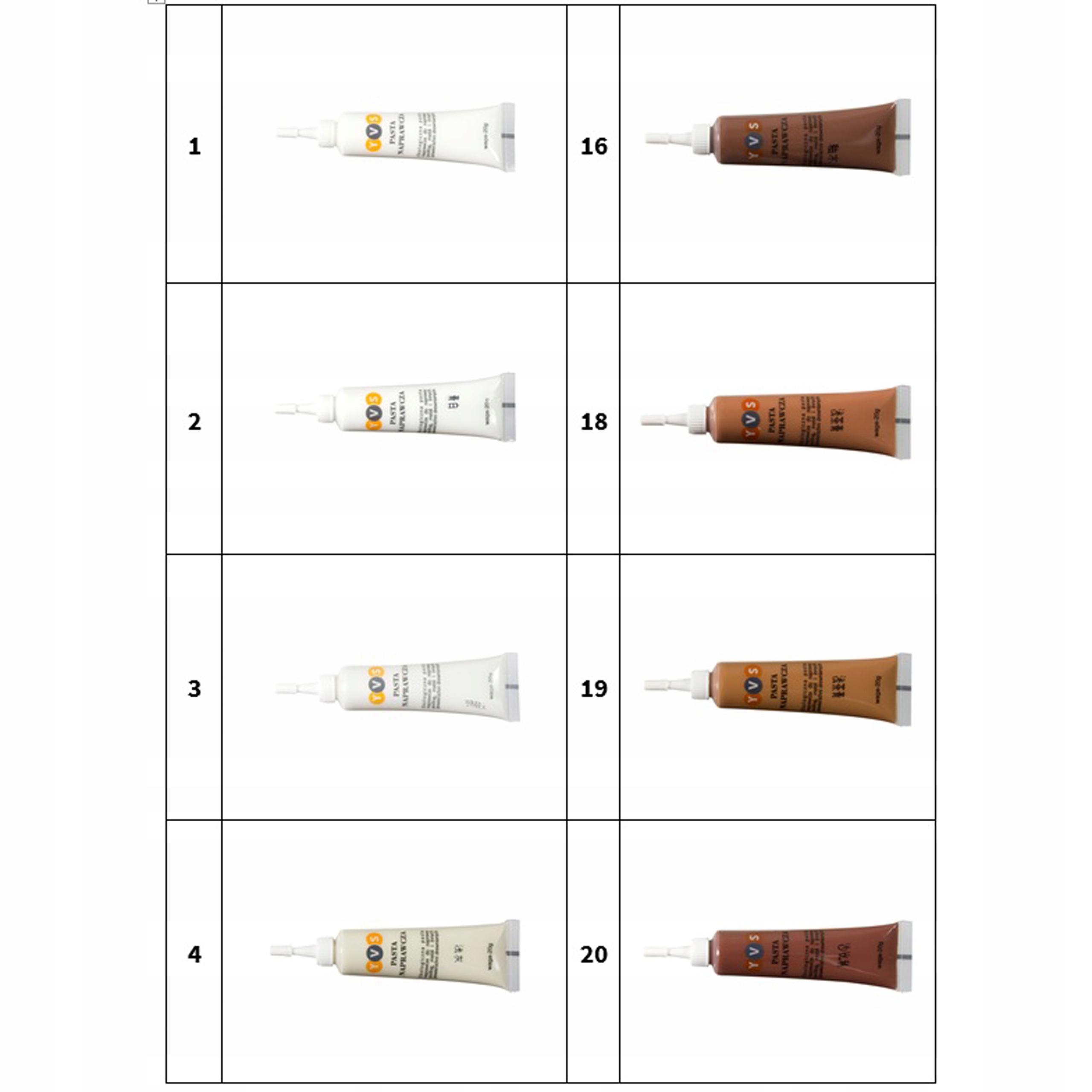 PASTA NAPRAWCZA do naprawy mebli 4 EAN (GTIN) 0745202082194