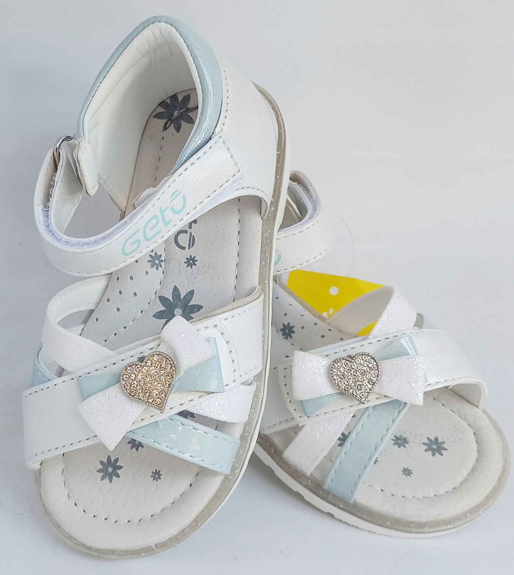 Piękne sandałki wkładka skóra r.27 białe P7-171 Rozmiar (new) 27