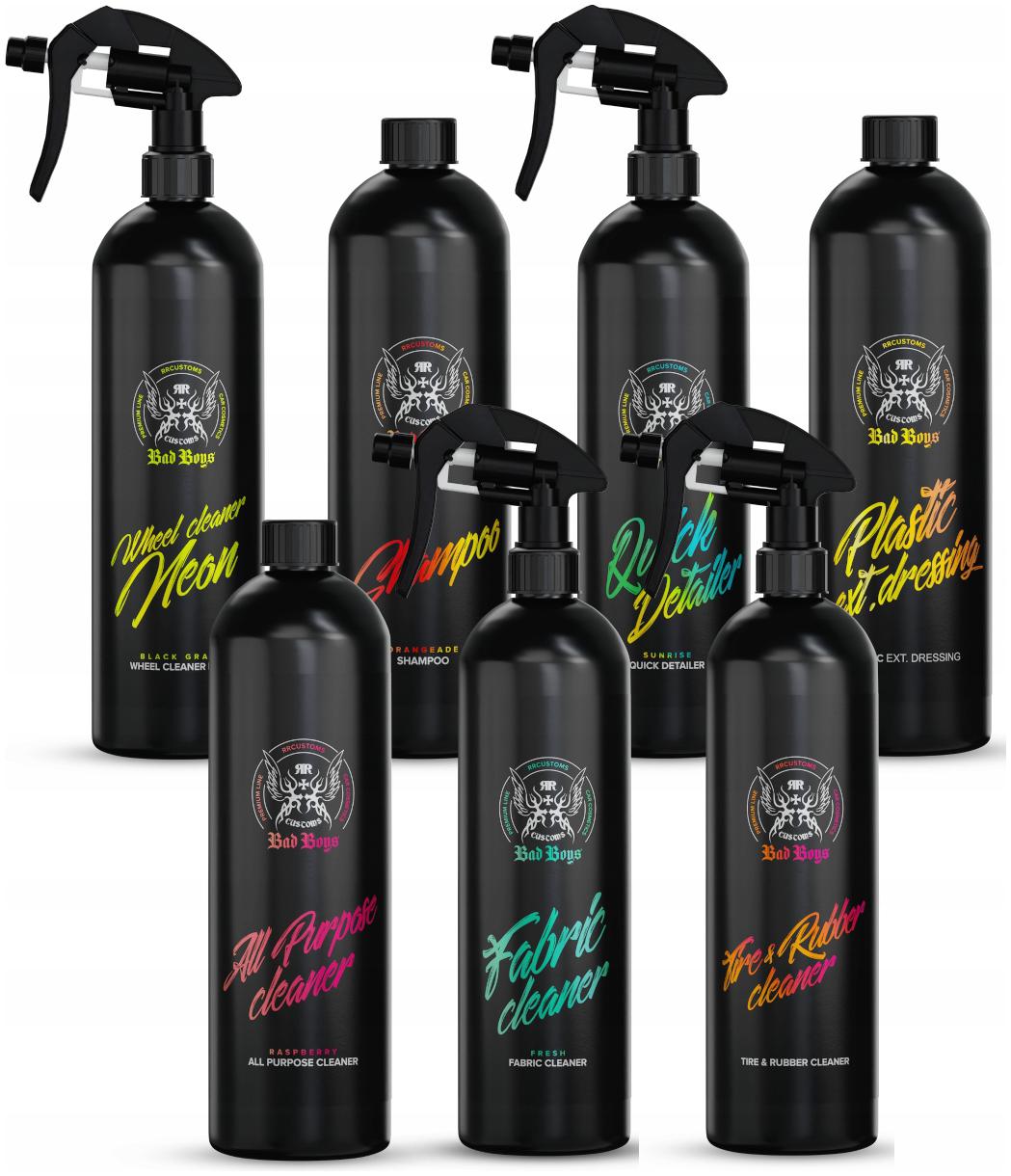 RR Customs RRC Bad Boys Mega Zestaw Kosmetyków Do Auta Detailing Prezent