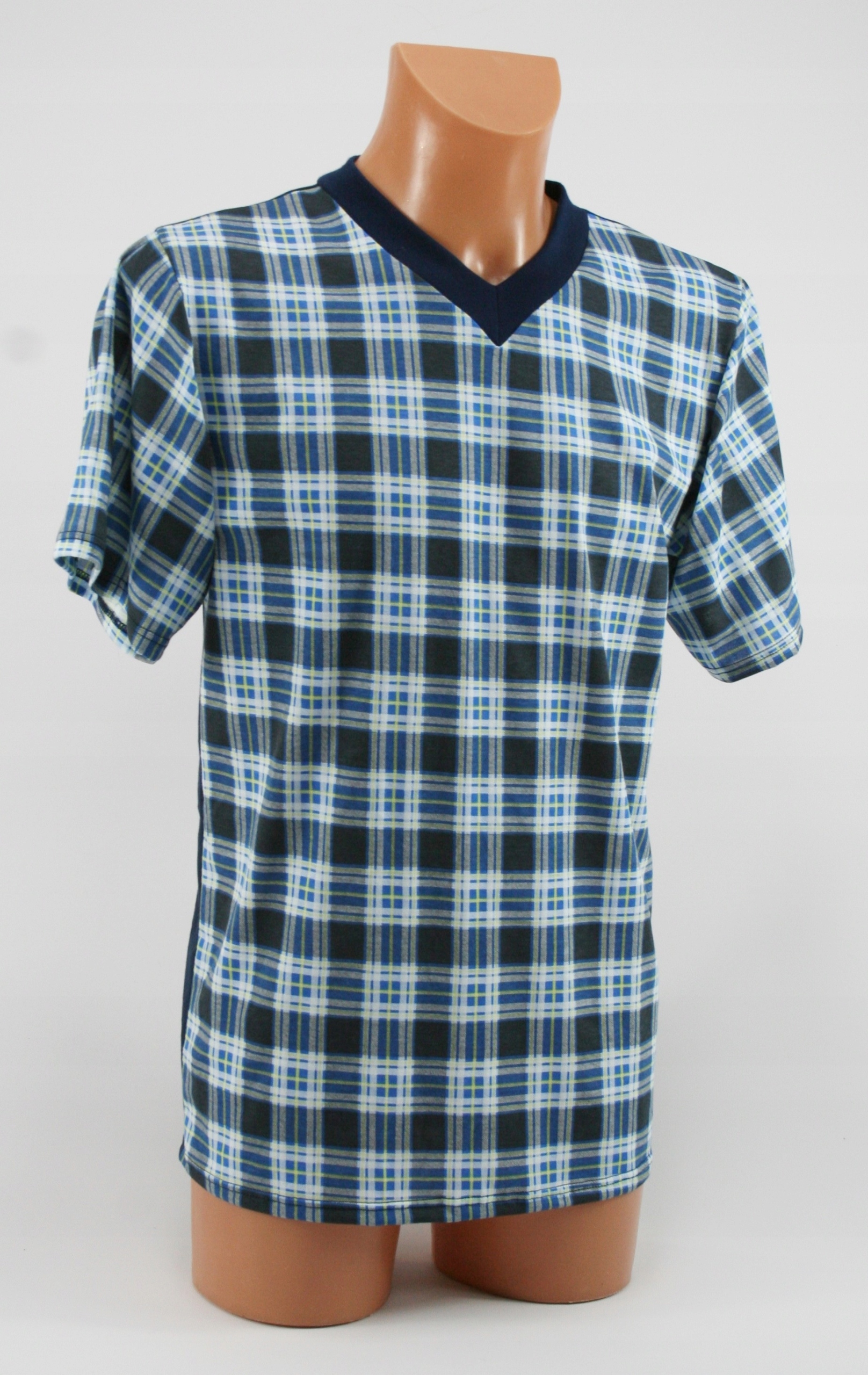 Pánské pyžamo s krátkým rukávem a kalhotami, velké velikosti, velikost 7XL