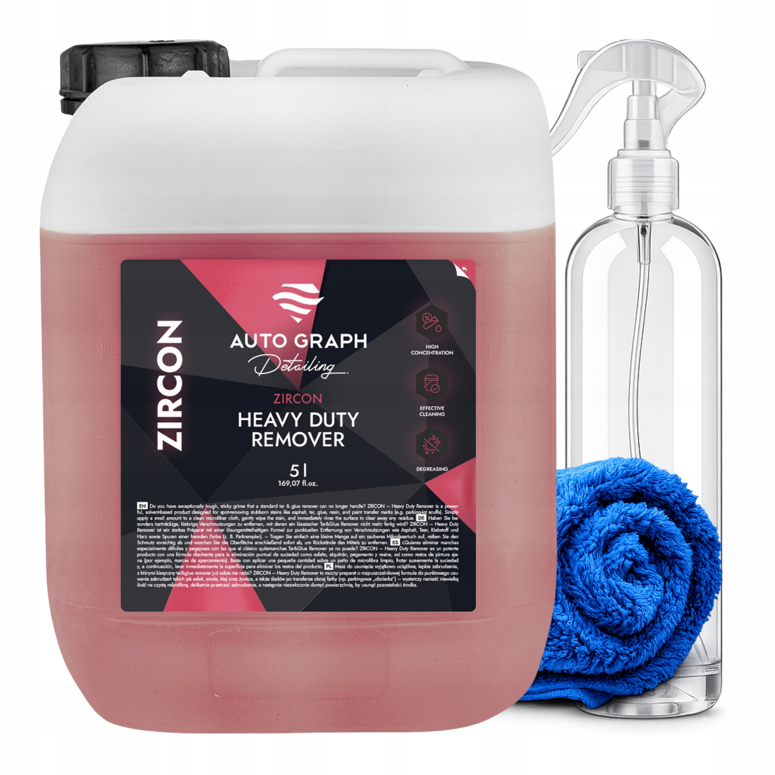 Auto Graph Zircon 5 l Heavy Duty Remover na odstraňovanie živice a asfaltu