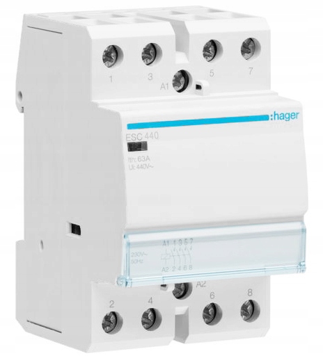 ESC440 Modulárny stýkač 4P 40A 230V Ac Hager