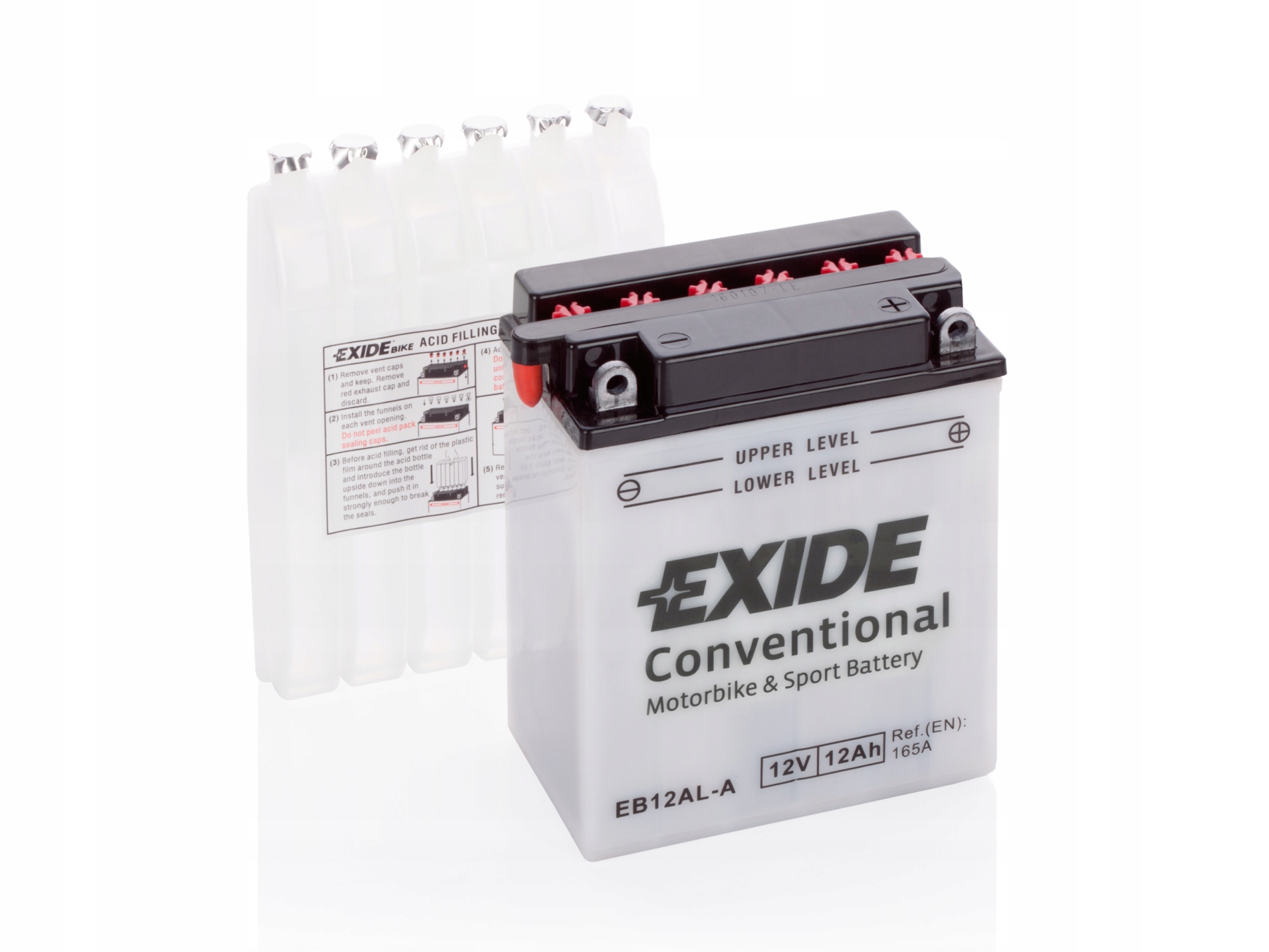 Аккумулятор для мотоцикла 12V 12AH Exide EB12AL-A
