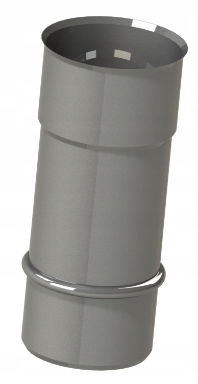 Ks Trubka kyselinovzdorná fi 150 mm 1,00 mm 0,25 m ocel komínová vložka nerezová