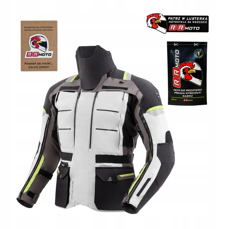 Textilná turistická bunda Rebelhorn Cubby V Black/grey/fluo Darčeky