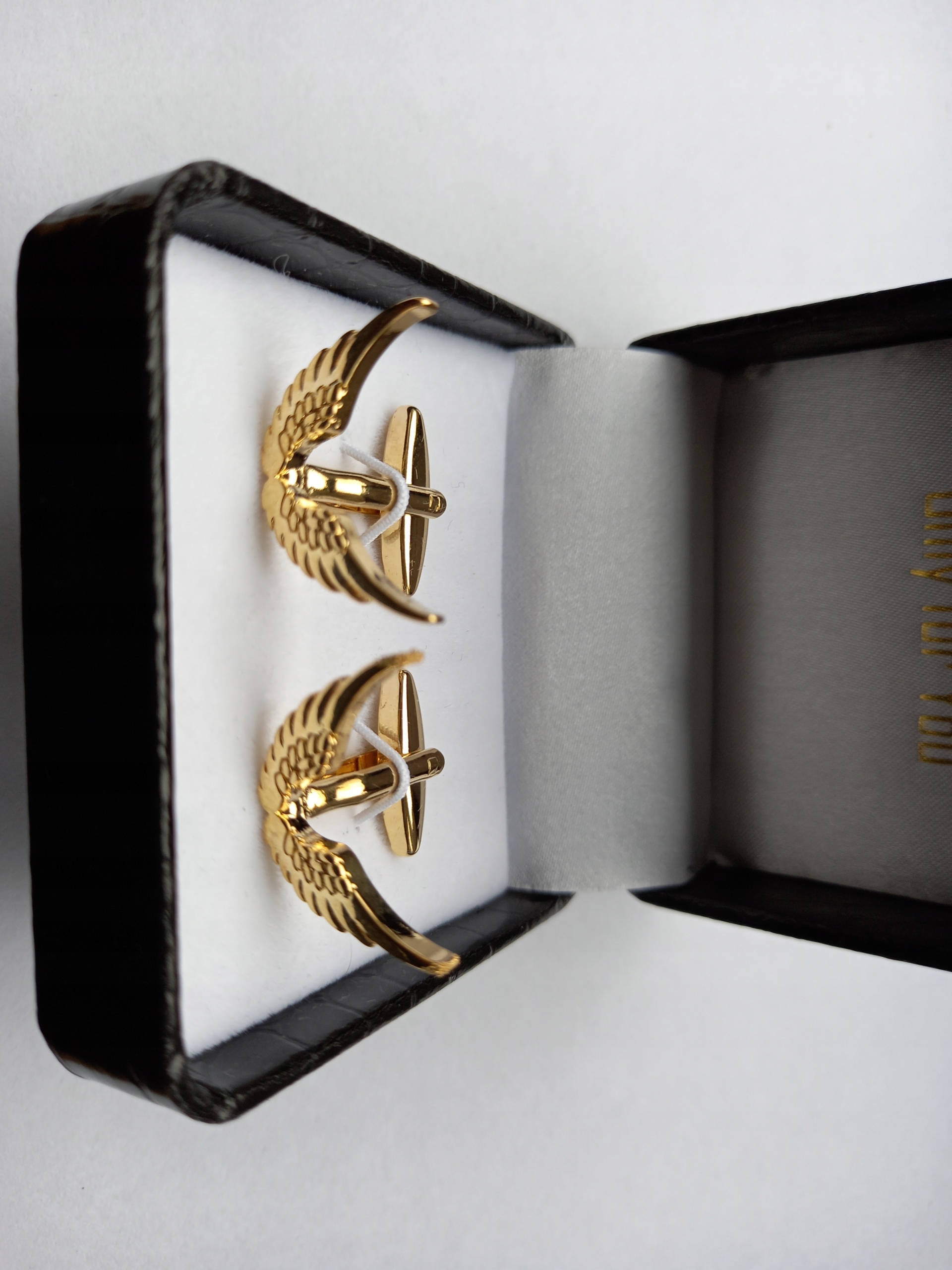 Manžetové knoflíčky na košili Zlaté Andělské Křídla