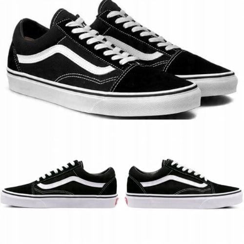 

Vans Trampki Old Skool Tenisówki zamsz Czarne 41