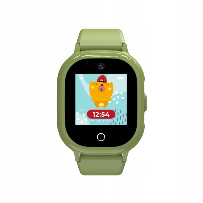 SMARTWATCH ZEGAREK DLA DZIECI GPS APP WIFI ZIELONY Marka Inna
