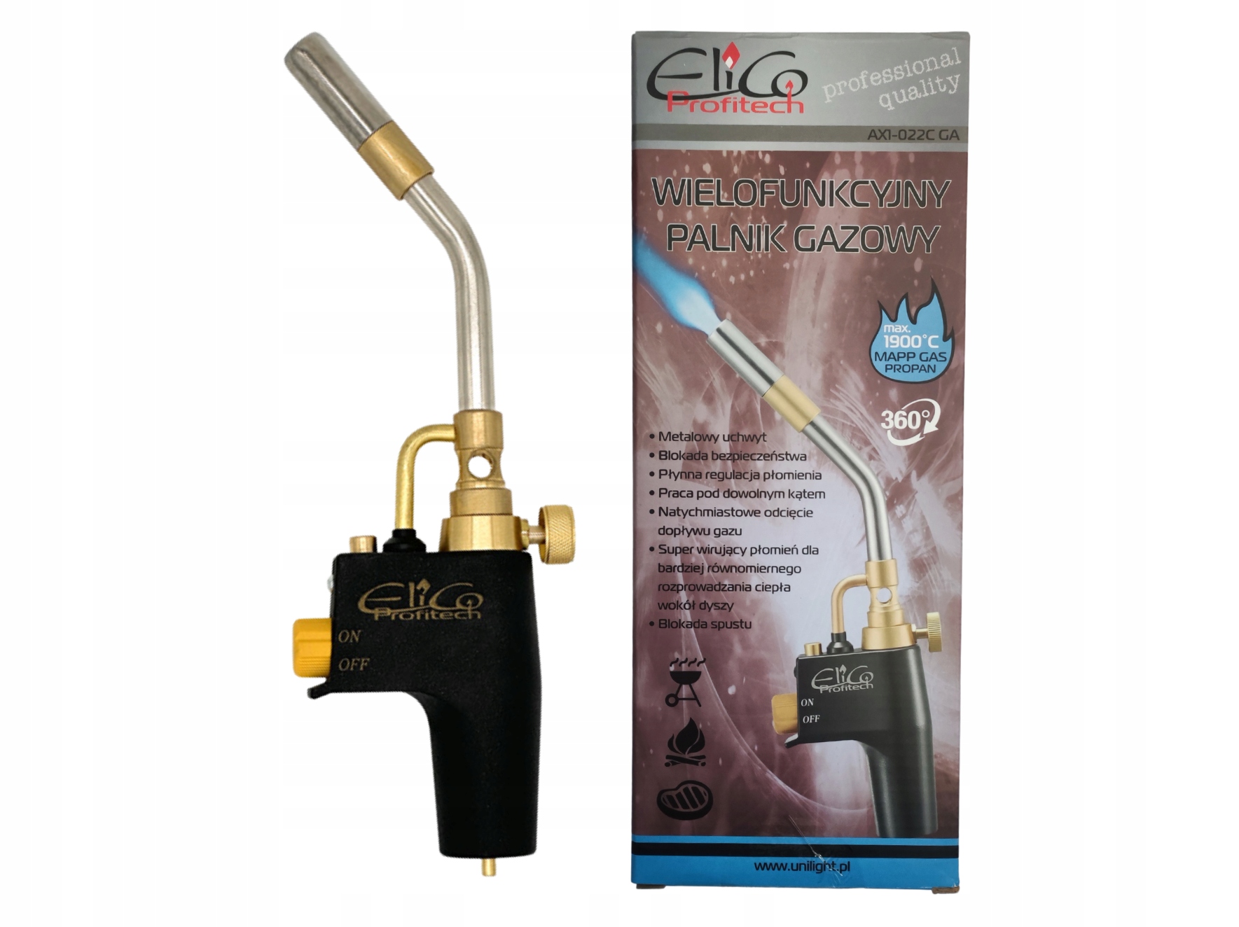 Palnik gazowy ElicoTech 2100 W