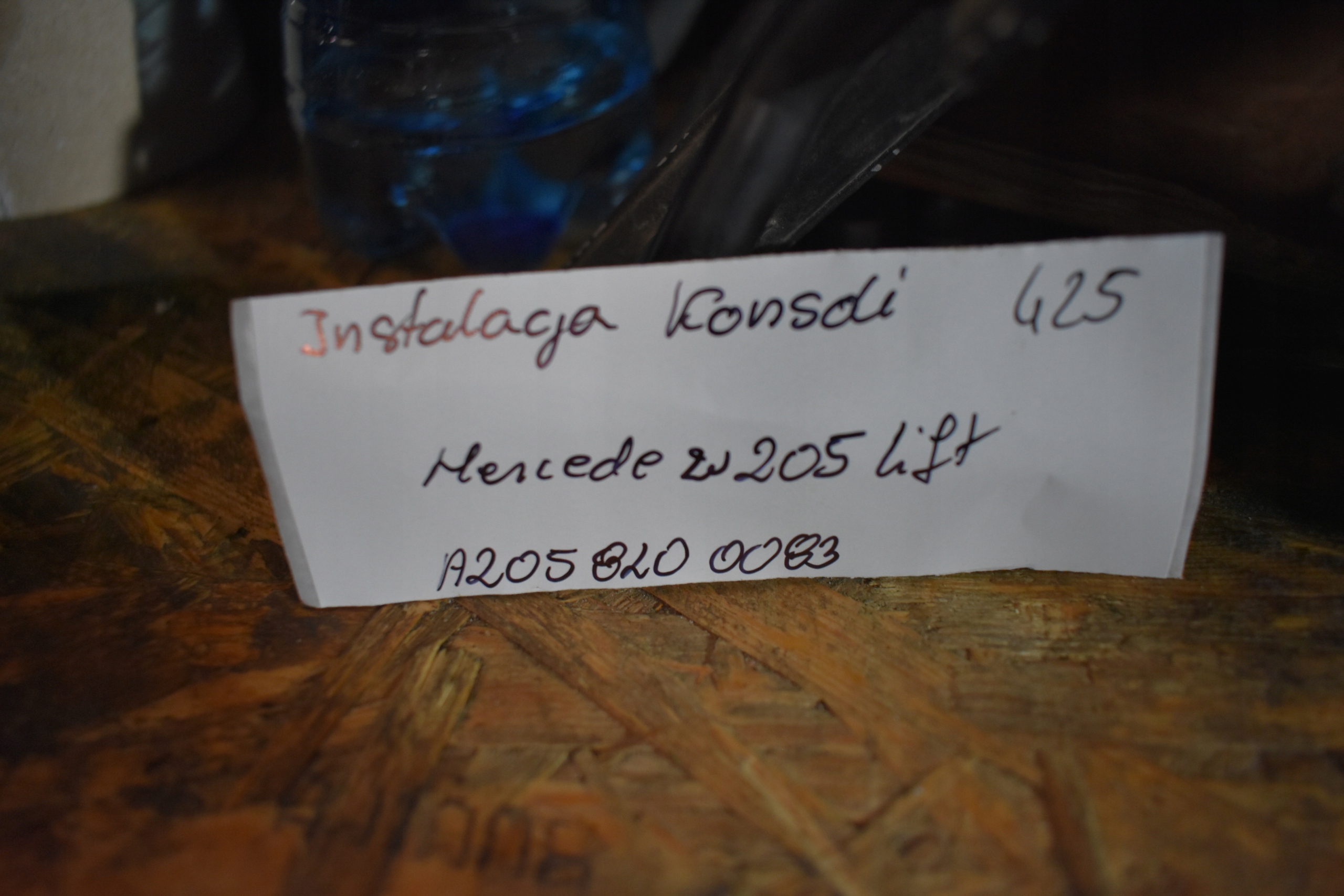 IDEALNA Câblage Console MERCEDES W205 LIFT 1