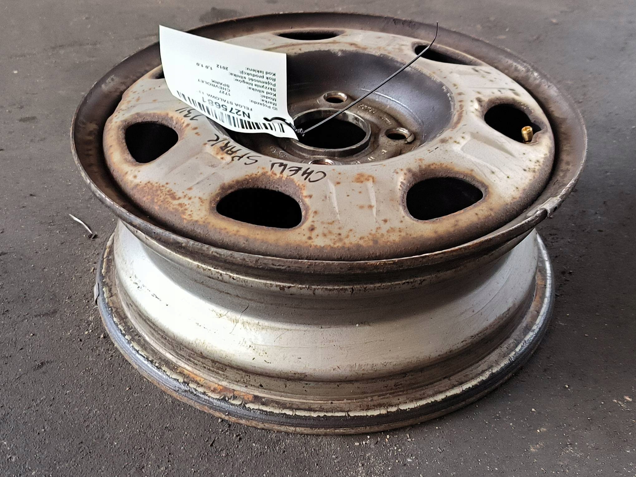 disk STALOWA 13'' 4X100 CHEVROLET SPARK III