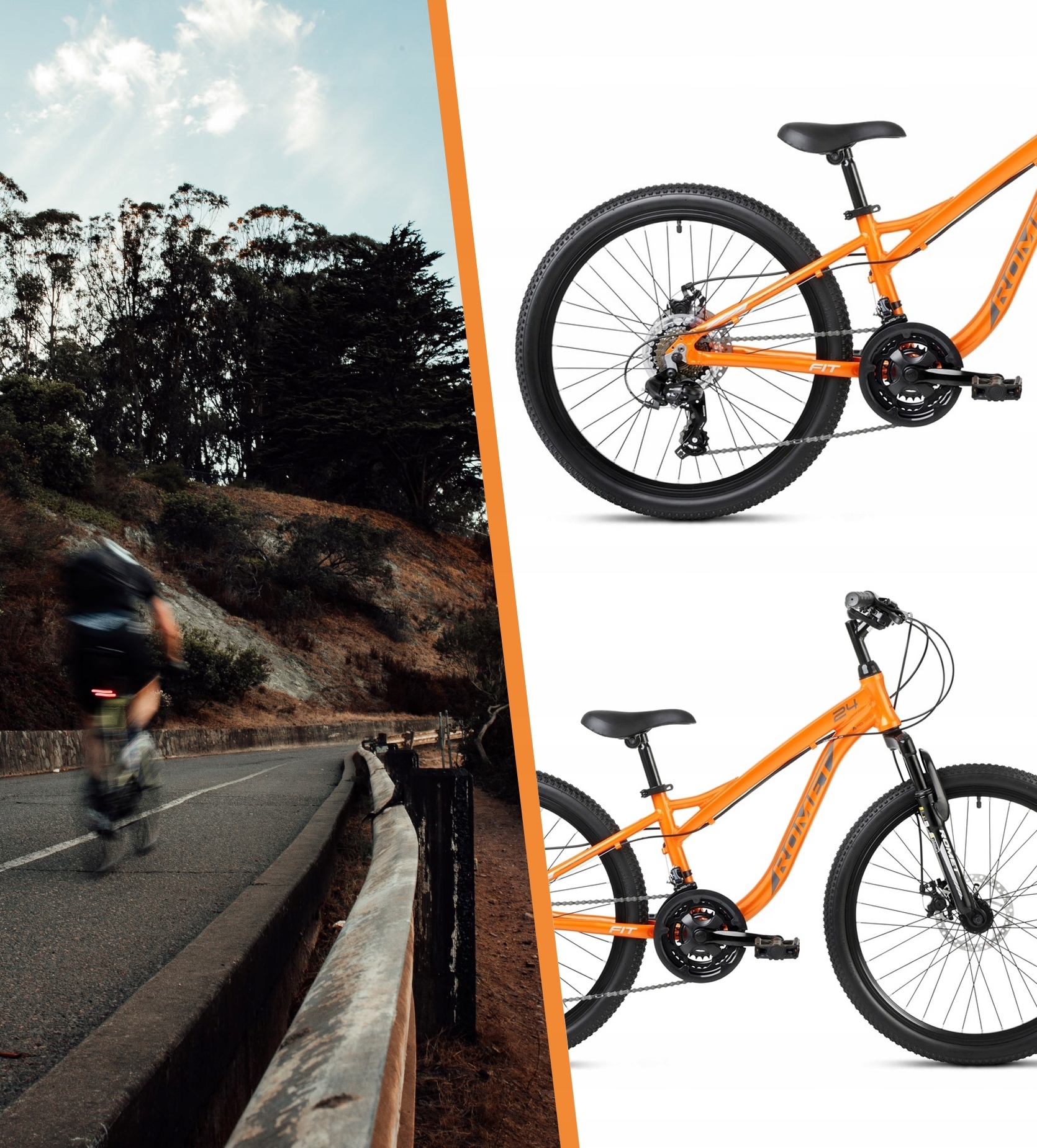 ROWER 24 ROMET RAMBLER FIT SHIMANO GÓRSKI MTB OŚWIETLENIE I STOPKA GRATIS Model RAMBLER FIT 24