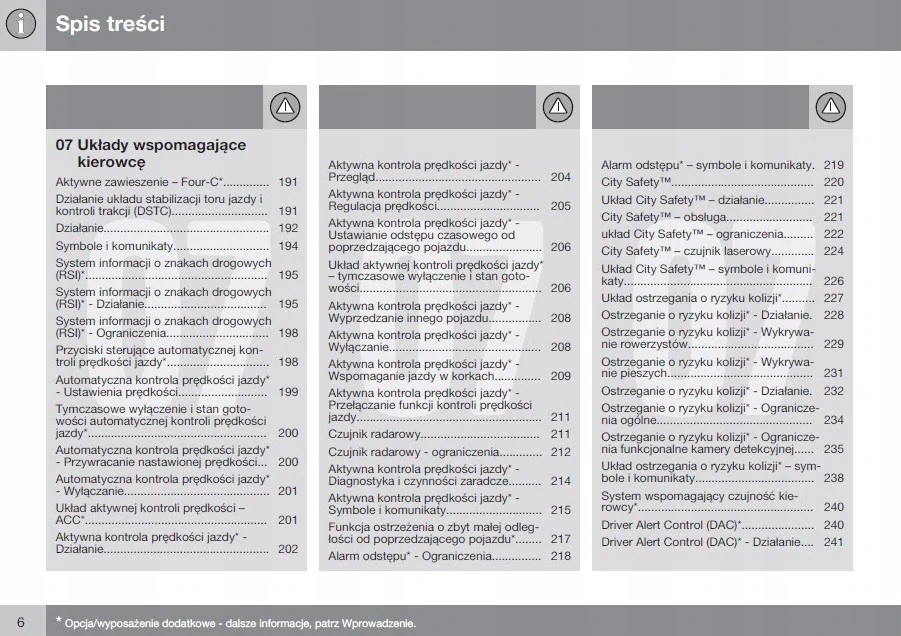 Volvo XC60 od 2013 - 2017 Lift Instrukcja Obsługi Tematyka Samochody osobowe