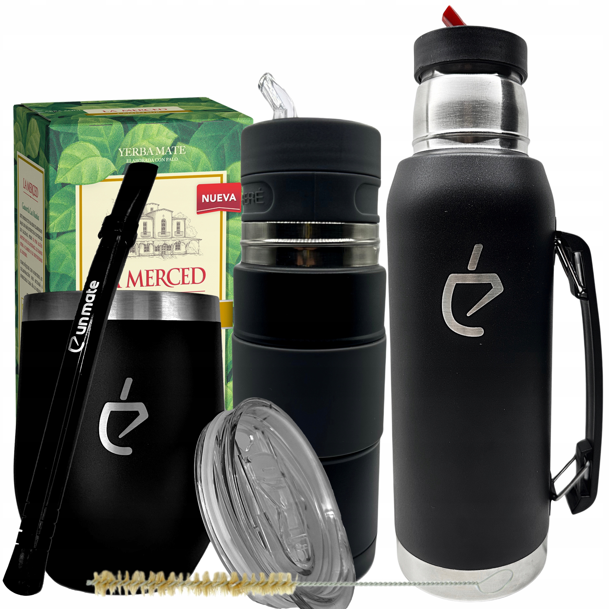 Levně Sada yerba maté Take Away Yerbomos, termolid, bombilla, termoska, La Merced