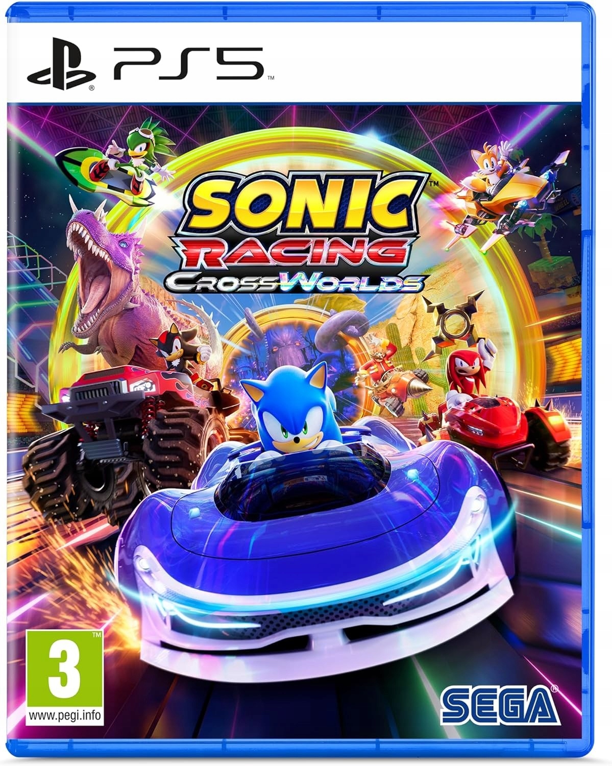 Sonic Racing: CrossWorlds PlayStation 5 (PS5) pudełkowa