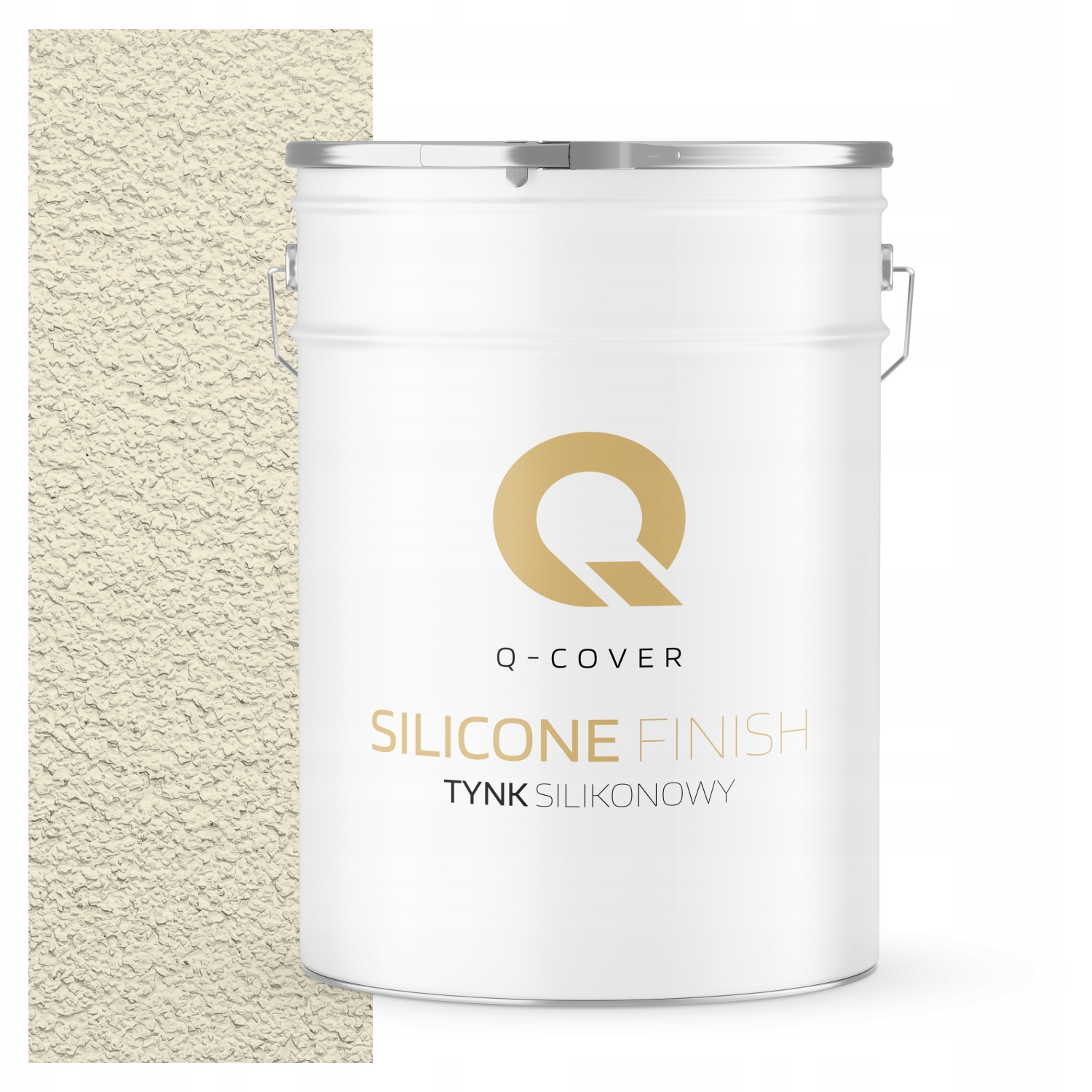 Silikonová Fasádní Omítka Bílá S Žlutou F641 Bílá 25 Kg Granulace 1.0 mm