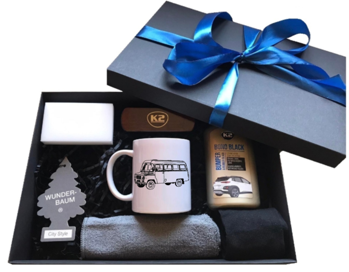 Sada hrnečků s vychytávkami Dárek k narozeninám, jmeninám Historické Auta Nysa