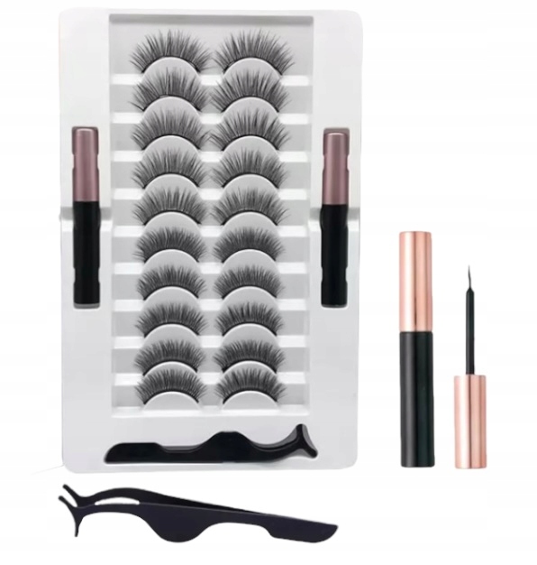 

Sztuczne Rzęsy Magnetyczne 10 Szt.+pęseta+eyeliner