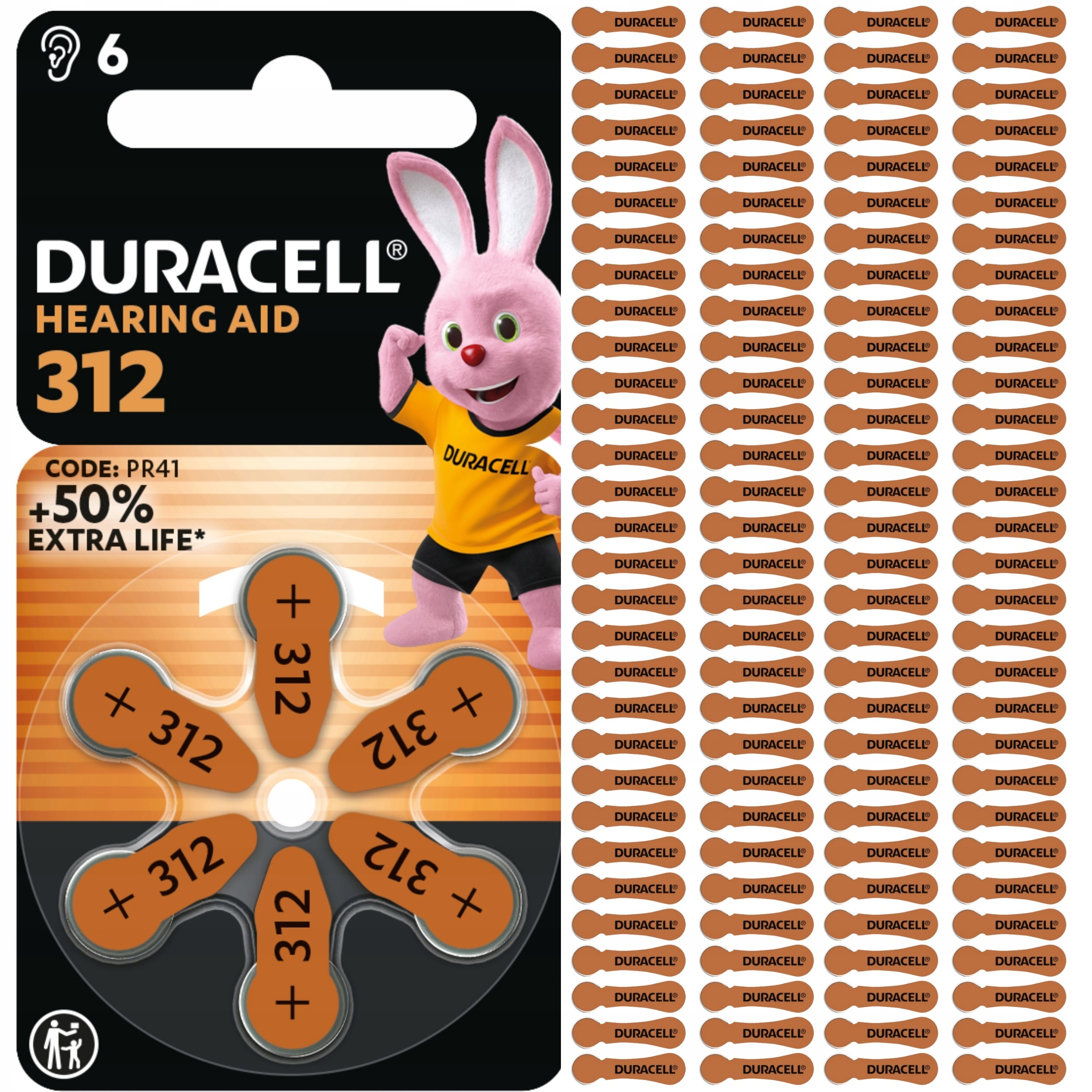 Baterie Aparatów Słuchowych 312 Pr PR41 Duracell 120x Wygraj Wyjazd Na Mecz